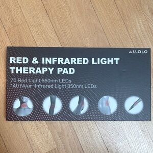 Red & Infrared Light Therapy Pad - Black